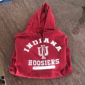 Indiana university quarter zip hoodie